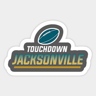 Jacksonville Football Team Sticker